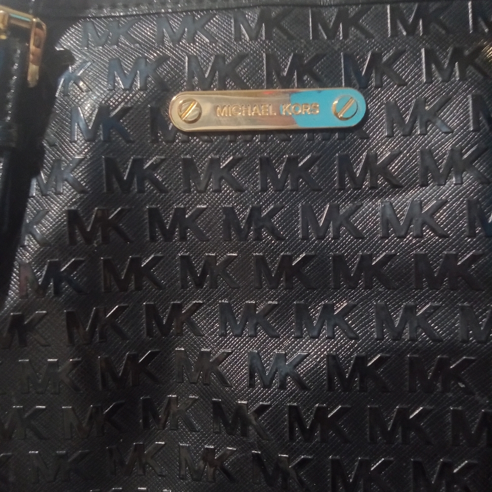 Michael Kors Black Monogram Handbag